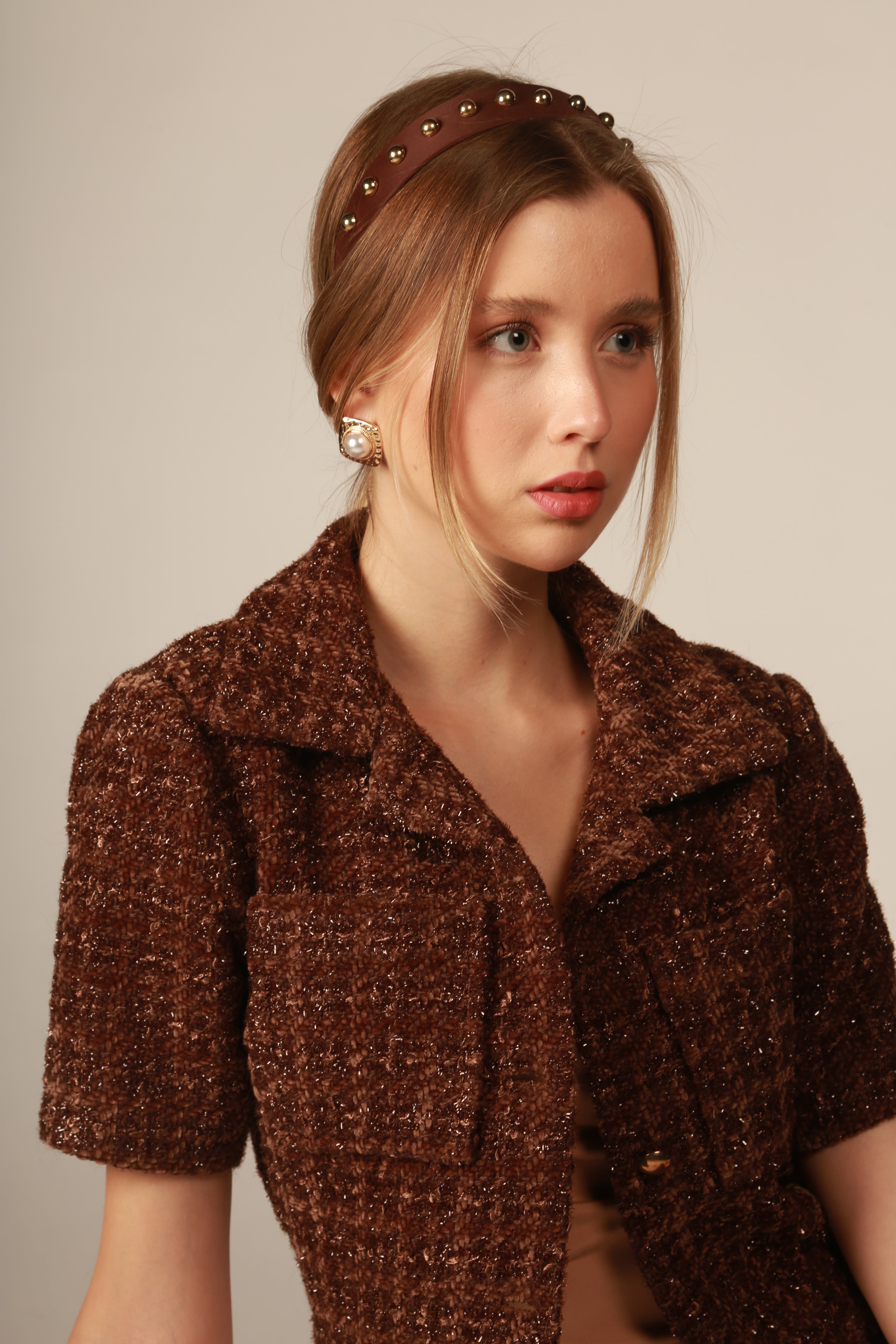 Brown Tailored Jacket