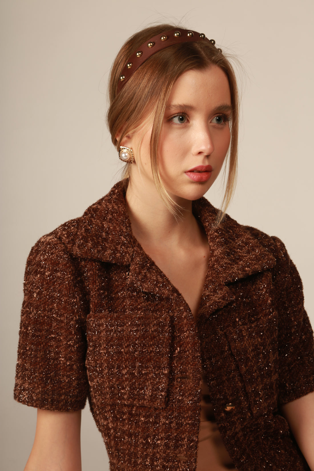 Brown Tailored Jacket