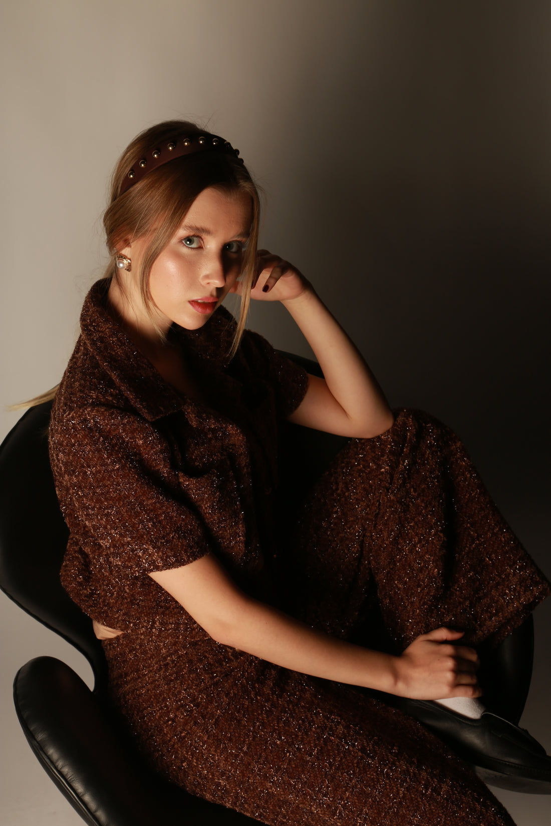 Brown Tailored Pants