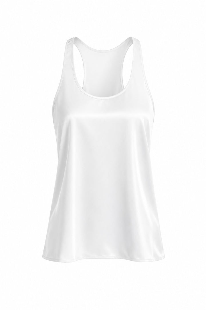SATIN HALTER TOP
