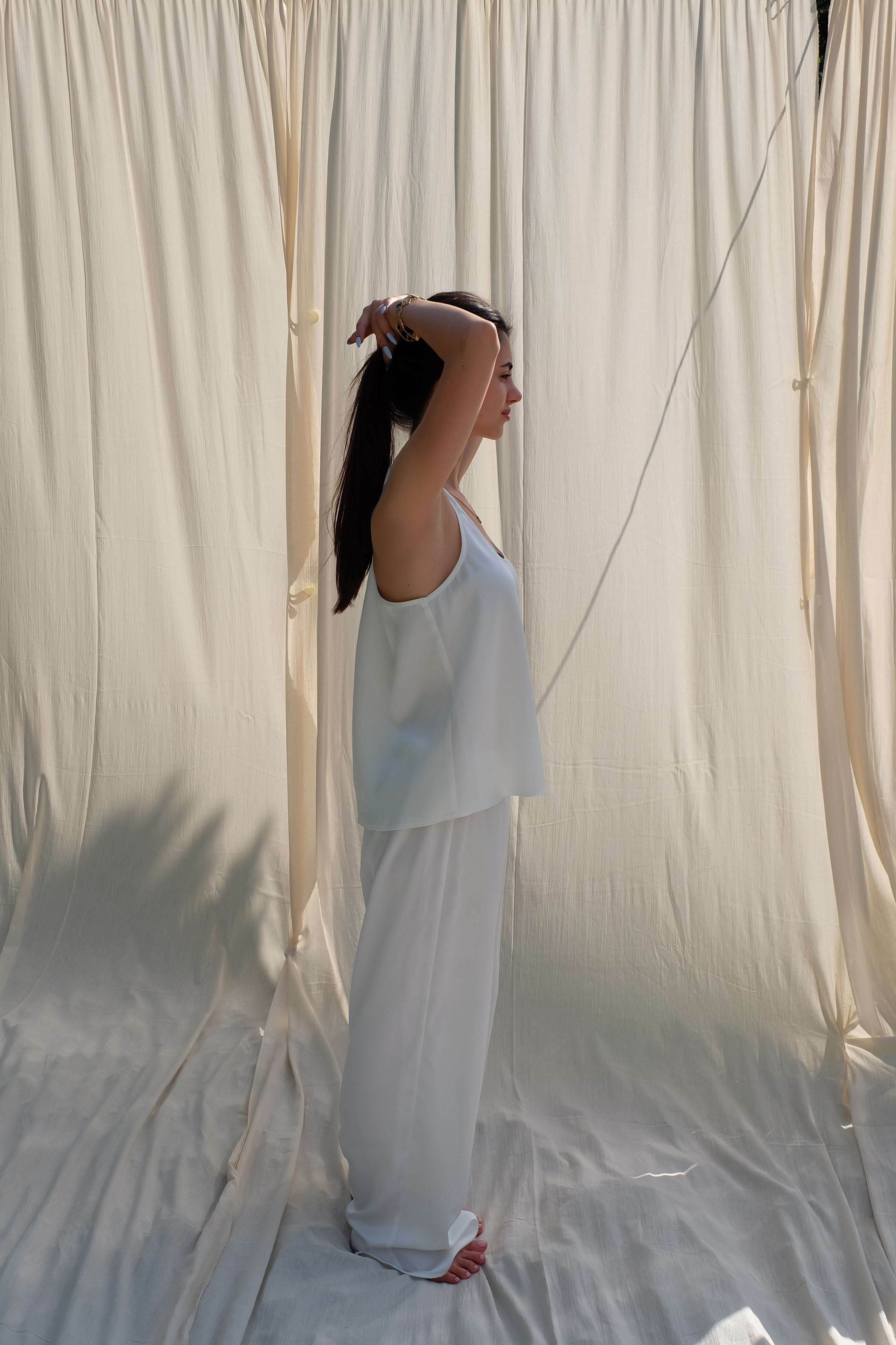 SATIN RELAXED PANTS