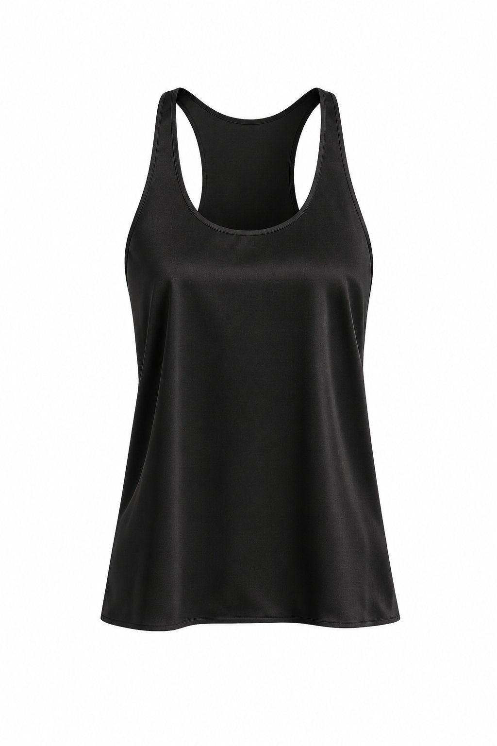 SATIN HALTER TOP