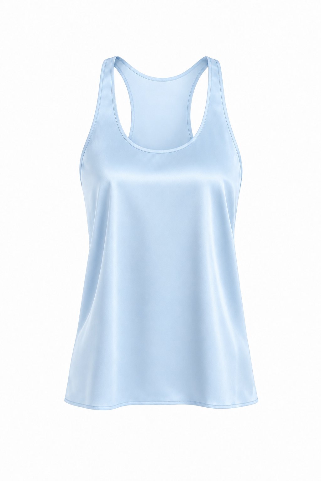 SATIN HALTER TOP