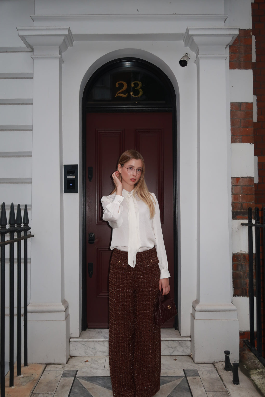 Brown Tailored Pants