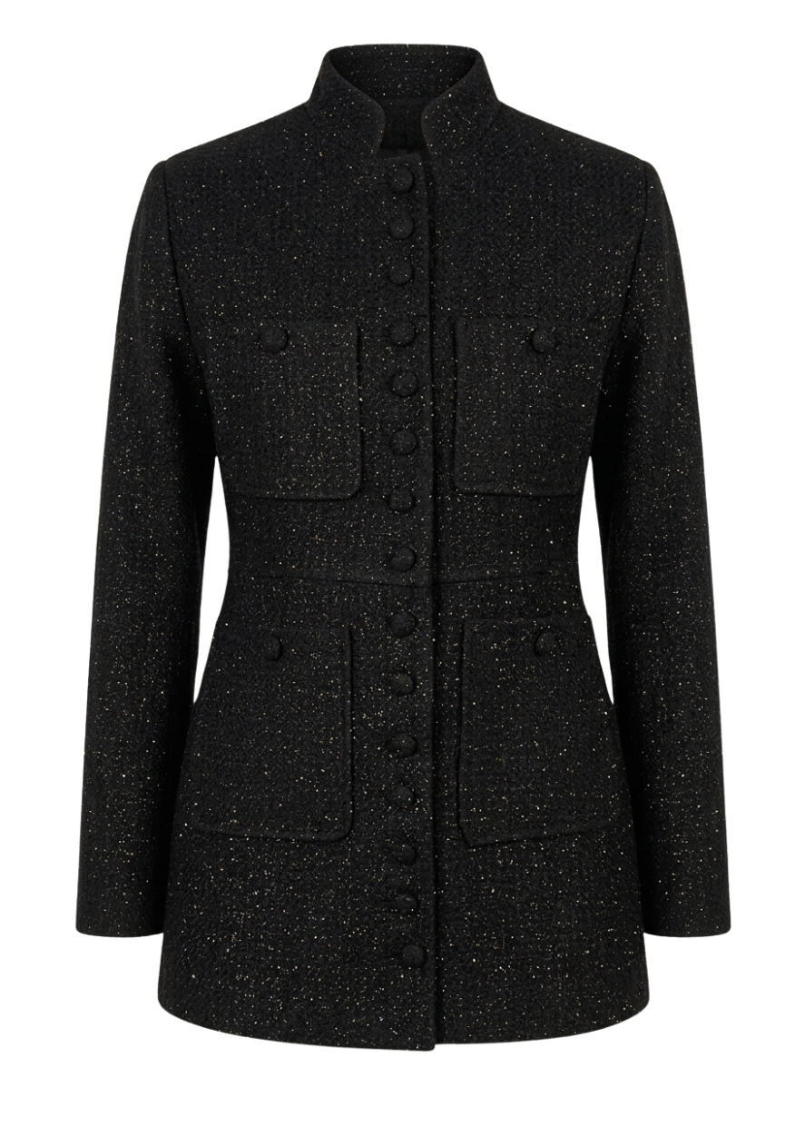 BUTTONED HOURGLASS JACKET
