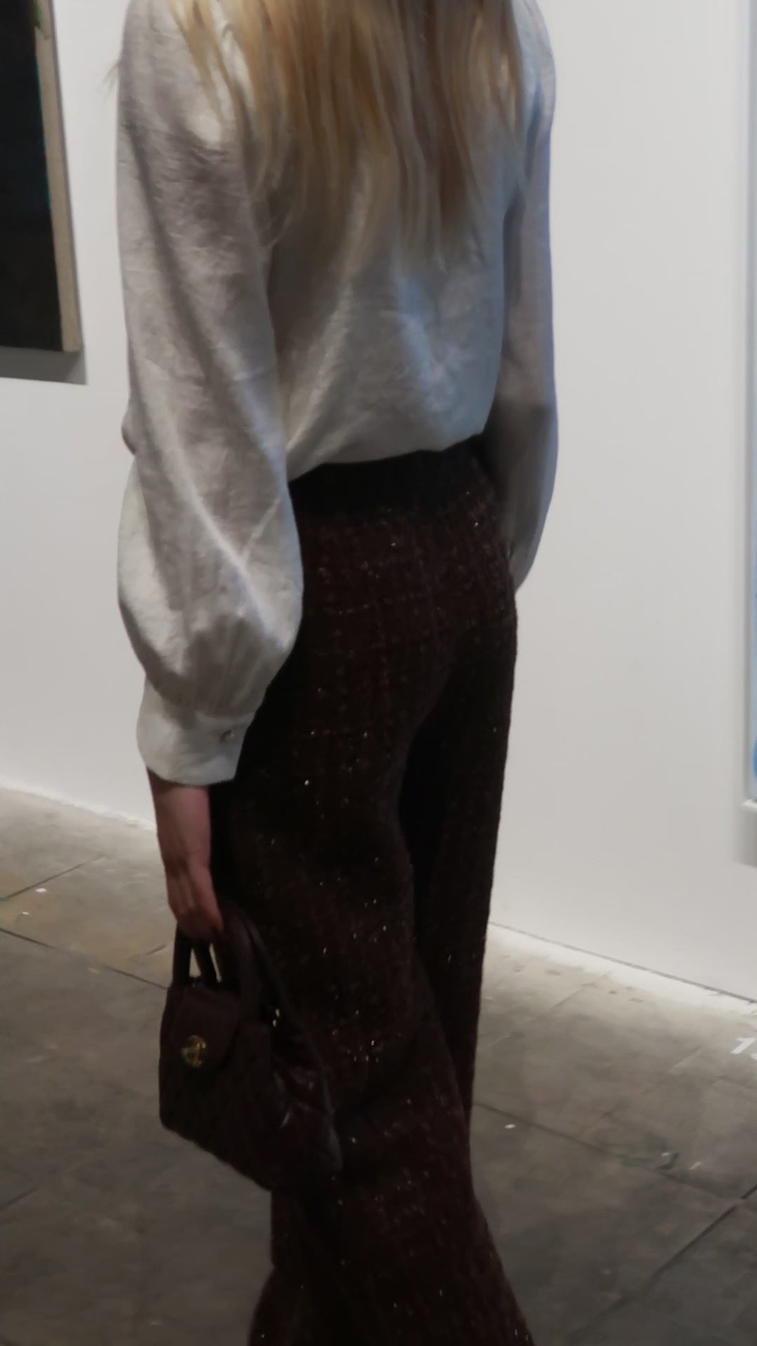 Brown Tailored Pants